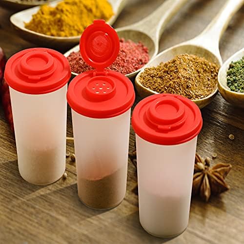 Honeydak 4 Pcs Salt Pepper Shakers Set with Lids