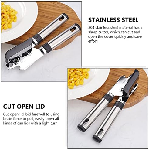 DOITOOL Heavy Duty Manual Can Opener Stainless Steel TPR Handle