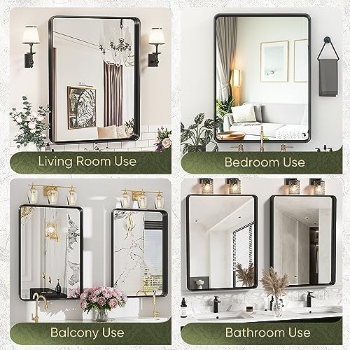 24 x 32 Bathroom Mirror with Metal Frame