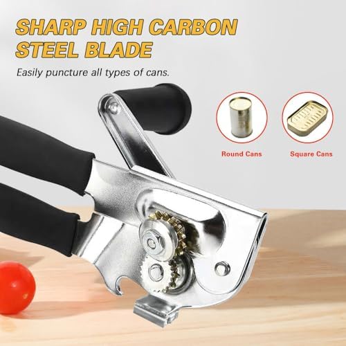 VWMYQ Heavy Duty Magnetic Can Opener with Long Handle