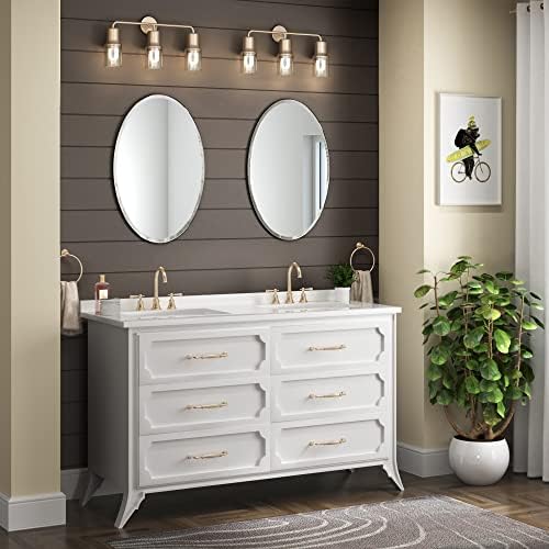 KOHROS 20x28 Oval Frameless Wall Mirror