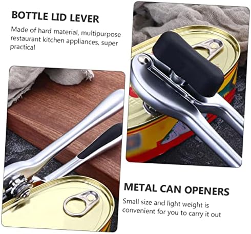 Stainless Steel Manual Can Opener with Silver Finish