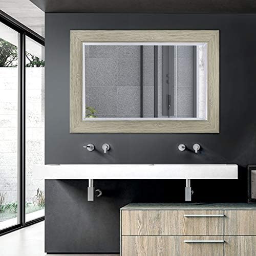 Tangkula 235 x 355 Wood Frame Wall Mirror