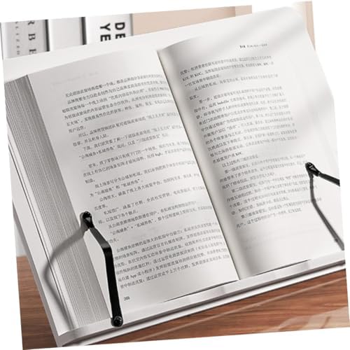 Adjustable Wooden Cookbook Stand for Home Office
