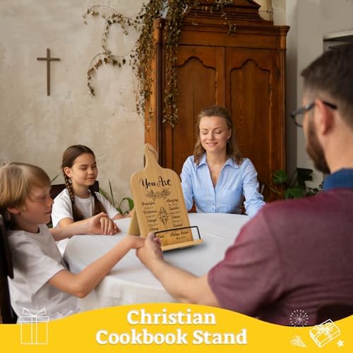 Elegant Christian Cookbook Stand for Women