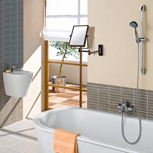 QiMH Wall Mounted Makeup Mirror with 3X Magnification
