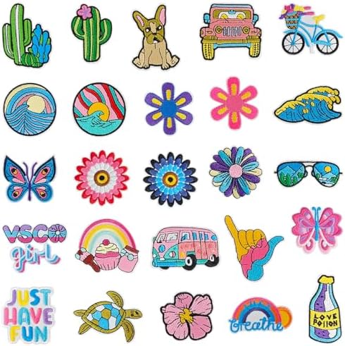 Harsgs Outdoor Adventure Embroidered Patches 30pcs