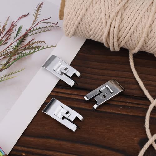 3pcs Low Shank Overcast Presser Feet for Singer Brother Sewing Machines
