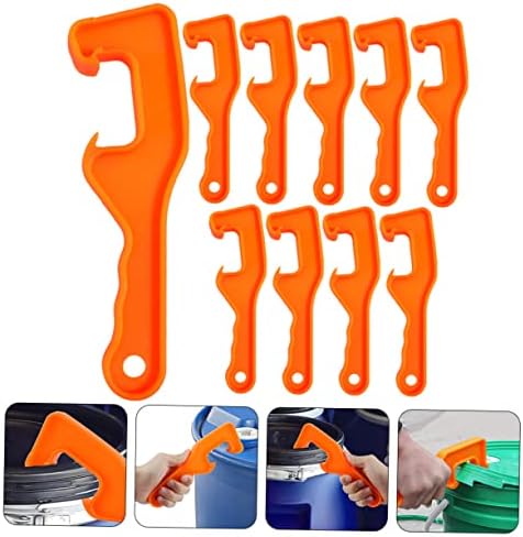 PartyKindom 10pcs Bucket Lid Opener with Wrench