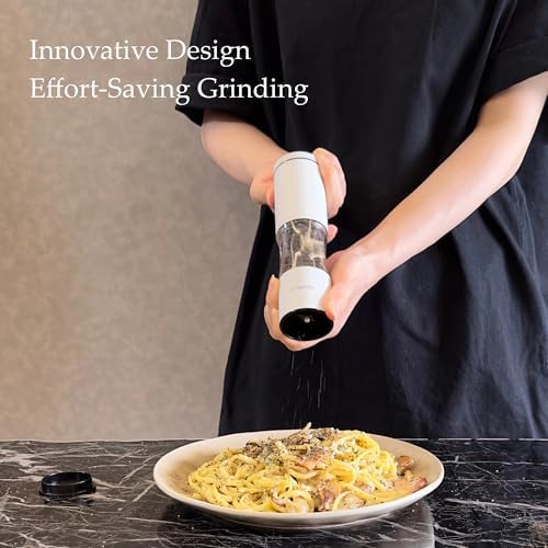 Salt and Pepper Grinder Set with Adjustable Coarseness