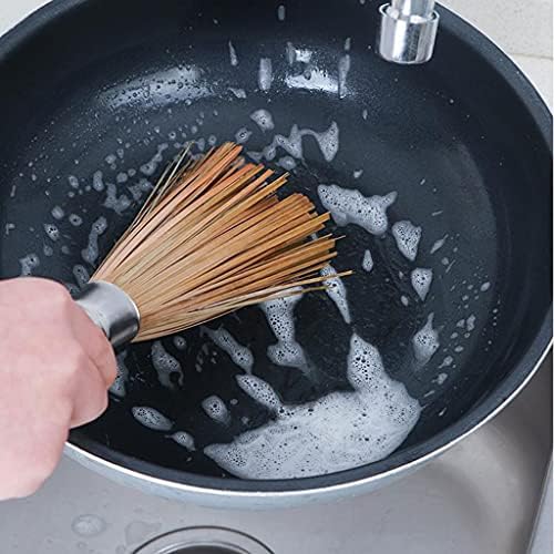 BaoFufc Bamboo Pan Brush with Wooden Handle