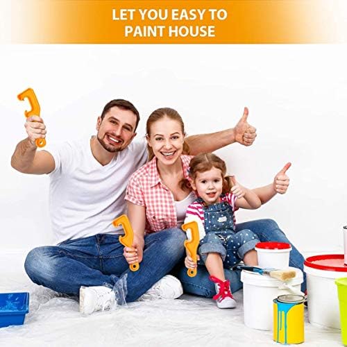 Cabilock 4PCS Universal Can Opener Bucket Lid Opener Plastic Handles