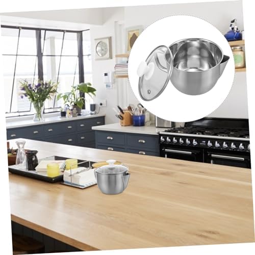UTHCLO Soup Pot with Upgraded Glass Lid and Oil Separator