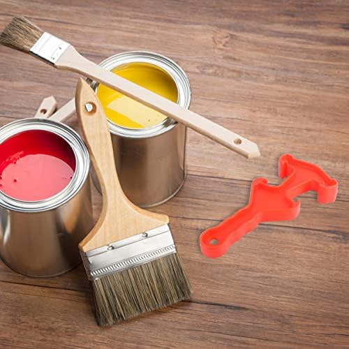 6pcs Gallon Can Opener with Hook and Rubber Handle