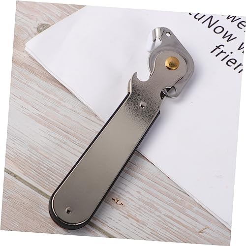 Electric Can Opener with Comfortable Handle for Quick Lid Removal