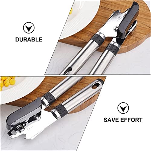 DOITOOL Heavy Duty Manual Can Opener Stainless Steel TPR Handle