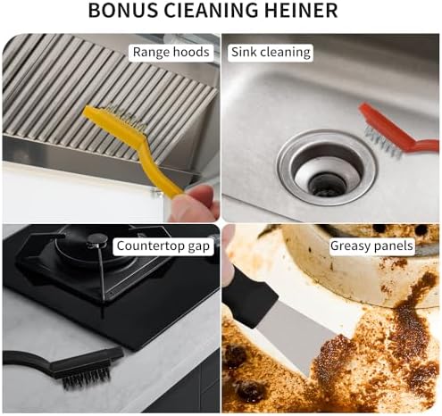 Motroce 8 Pcs Crevice Cleaning Brush Set