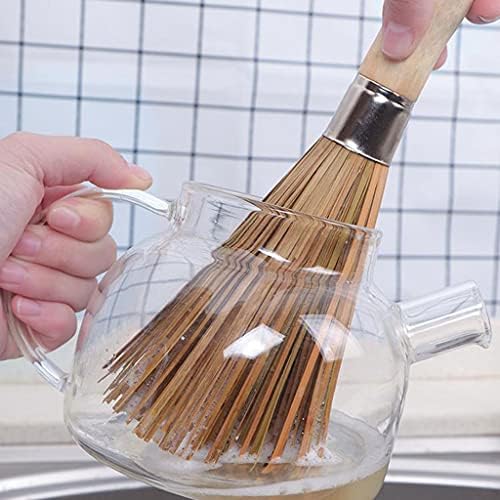 BaoFufc Bamboo Pan Brush with Wooden Handle