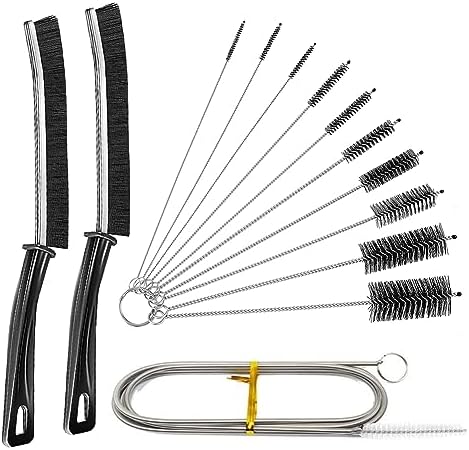 BYTRON Crevice Cleaning Brush Set 13-Piece Kitchen Pipe Cleaner Tools