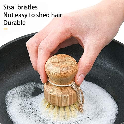 Eco-Friendly Bamboo Dish Brush with Sisal Bristles 1