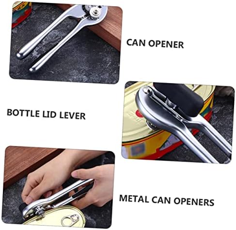 SHOWERORO 1pc Manual Can Opener with Bottle Lid Lever
