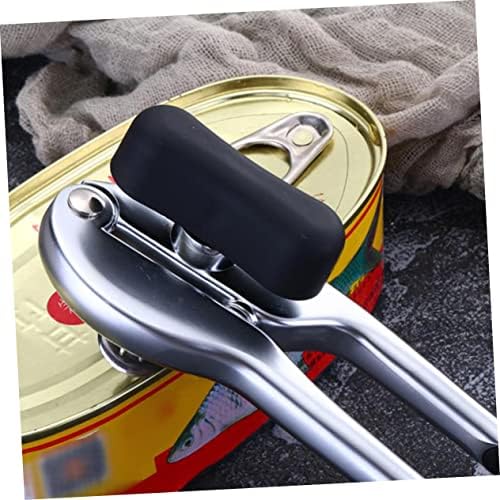 Stainless Steel Manual Can Opener with Silver Finish