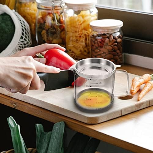 Hemoton Glass Oil Separator with Long Handle