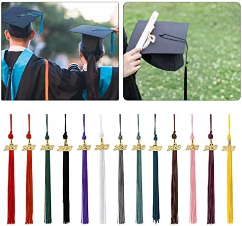 2023 Gold Date Drop Tassel for Graduation Hat