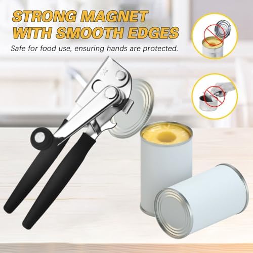 VWMYQ Heavy Duty Magnetic Can Opener with Long Handle