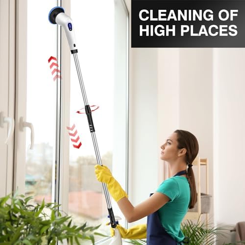 ZanGe 10-in-1 Cordless Electric Spin Scrubber - Black