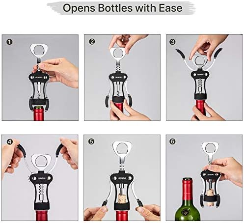 Beneno Premium Wing Corkscrew with Can Opener 1