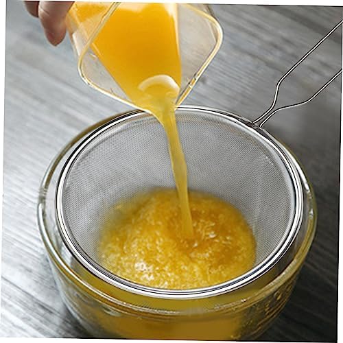 KicHouse 1 Set Flour Sieve Strainer Skimmers Measuring Cup Baking Spoon