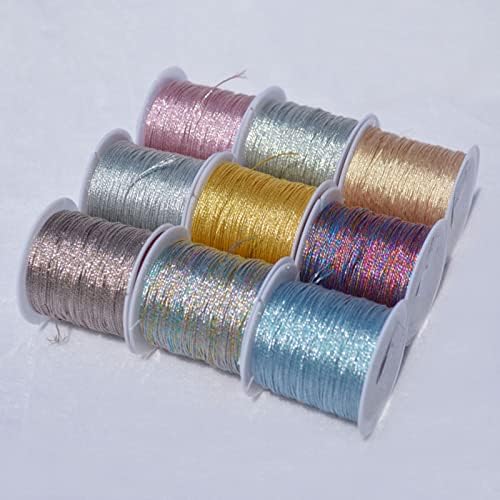 Altsuceser Metallic Embroidery Threads for Bracelets and Crafts