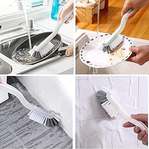 ELANE 10 Pcs Cleaning Brush Set with Hanging Hole