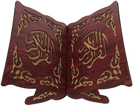 BESTOYARD Wooden Quran Stand 114 x 82 Inches Foldable Religious Book Holder