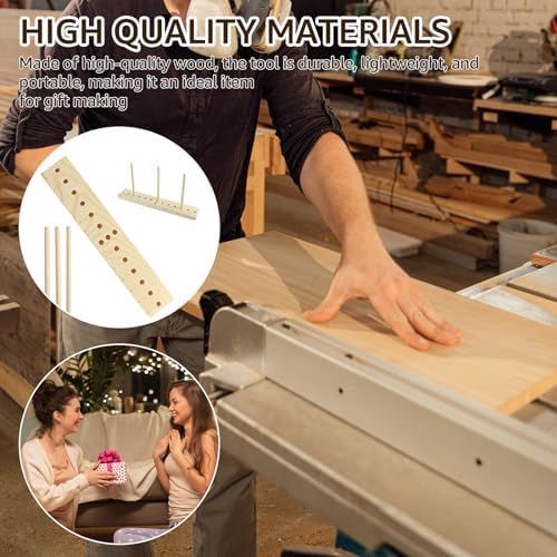 Kandishiex US Bow Maker Adjustable Wood Ribbon Bow Making Tool