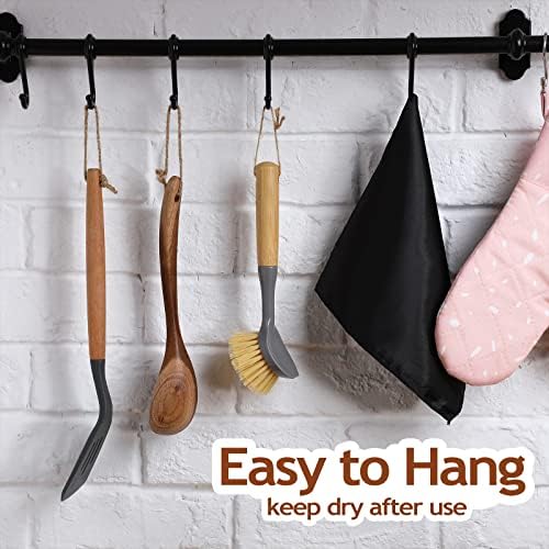 Mimorou 8-Piece Bamboo Dish Brush Set