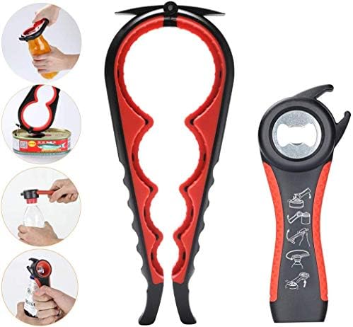 Opaceluuk 5-in-1 Manual Jar Can Opener Set
