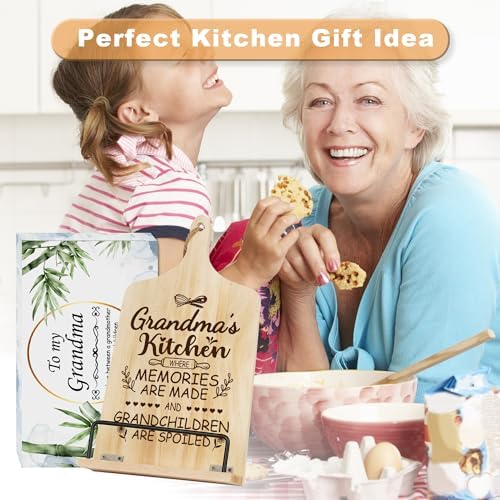 Grandmas Foldable Chef Cookbook Stand - Christmas Gift Set