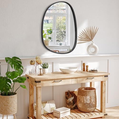Asymmetrical Black Mirror for Wall 26x18 1