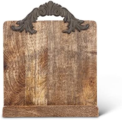 GG Collection Wooden Cookbook Tablet Stand Brown