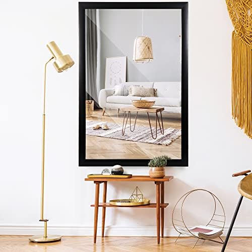 HomGarden 24 x 36 Inch Rectangular Wall Mirror - Modern Elegant Design