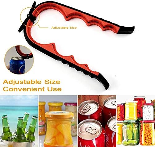 Opaceluuk 5-in-1 Manual Jar Can Opener Set