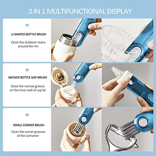 Meritpick 3 in 1 Bottle Cleaner Brush Set
