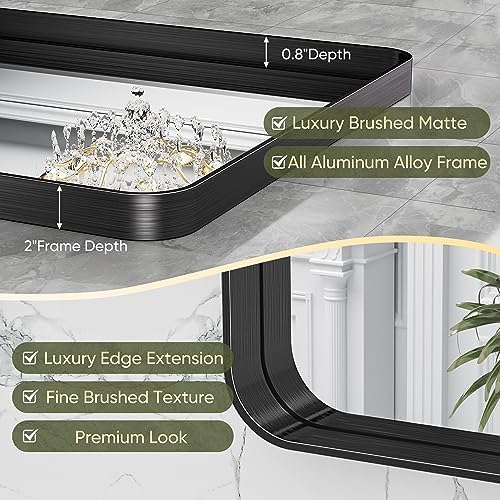 24 x 32 Bathroom Mirror with Metal Frame