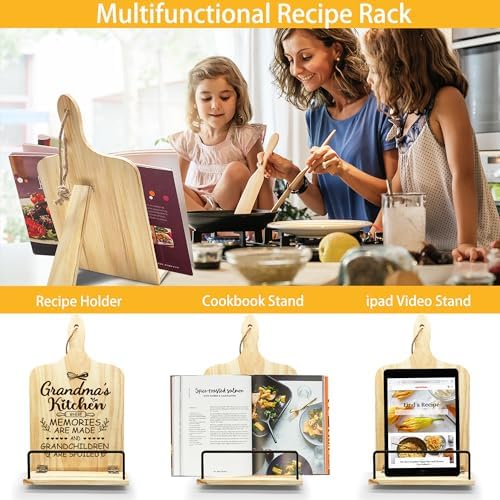 Grandmas Foldable Chef Cookbook Stand - Christmas Gift Set