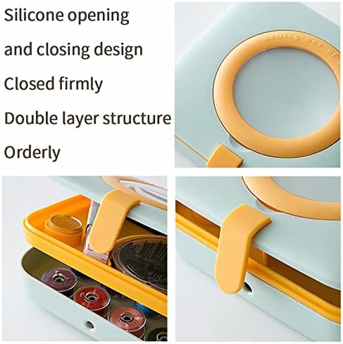 BILIKEYU Sewing Basket Organizer Set for Storage and Portable Sewing