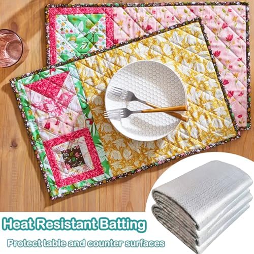 Yamamine 2Pcs Heat Resistant Batting 39x59 Inch