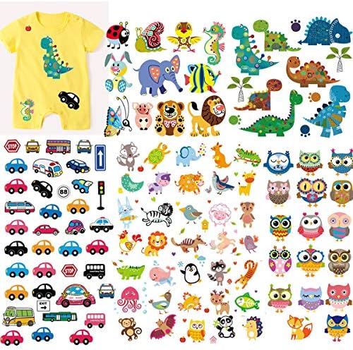 MWOOT 5 Sheets Baby Iron On Patches Set
